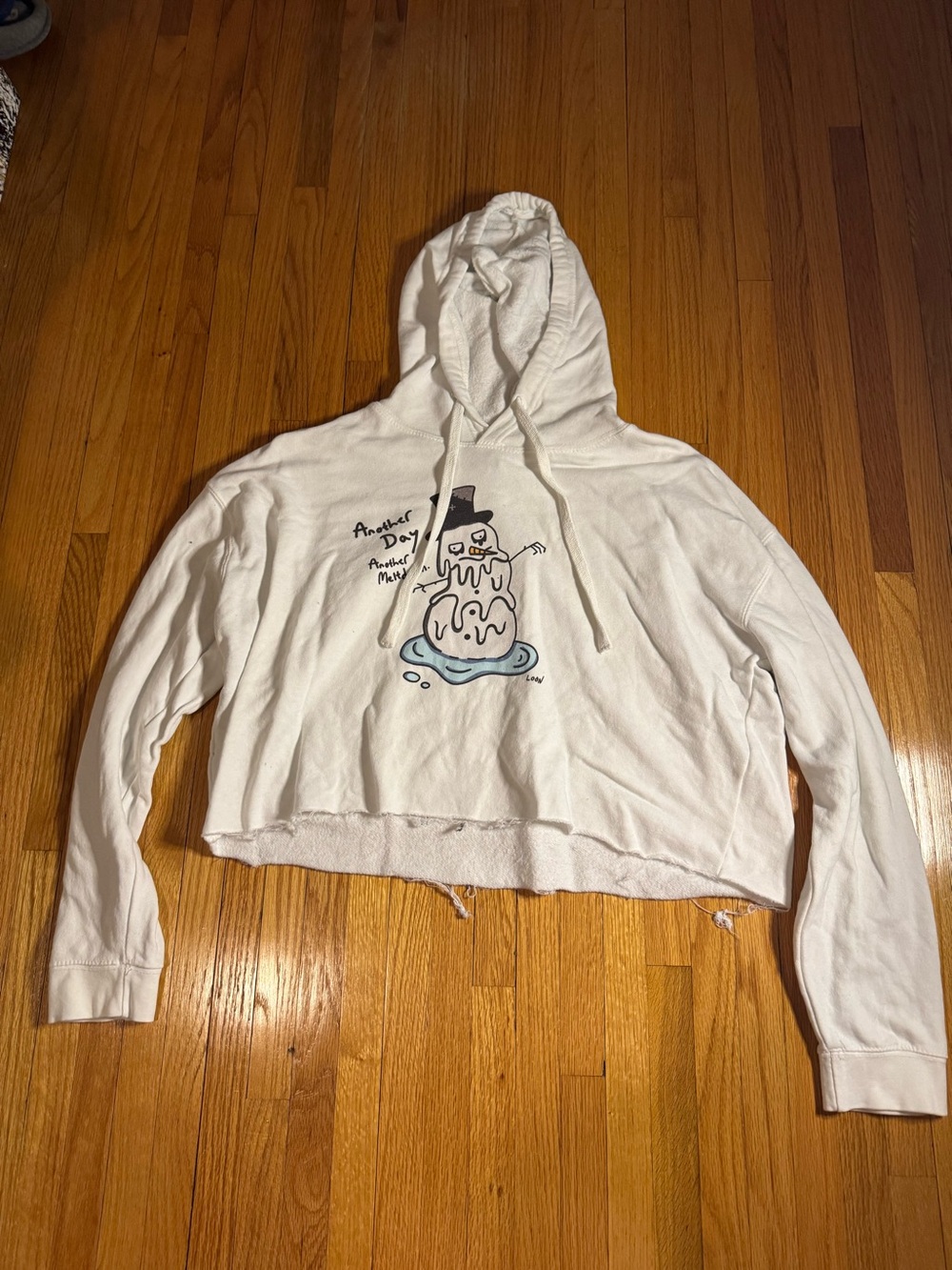Graveyard Loon Crop Hoodie Women’s Medium